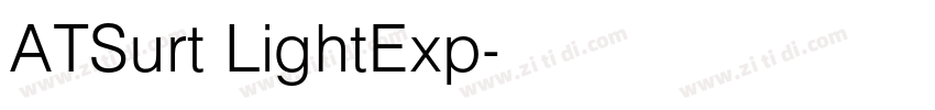 ATSurt LightExp字体转换